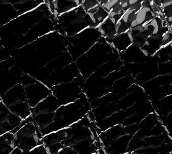 obsidian black leather swatch