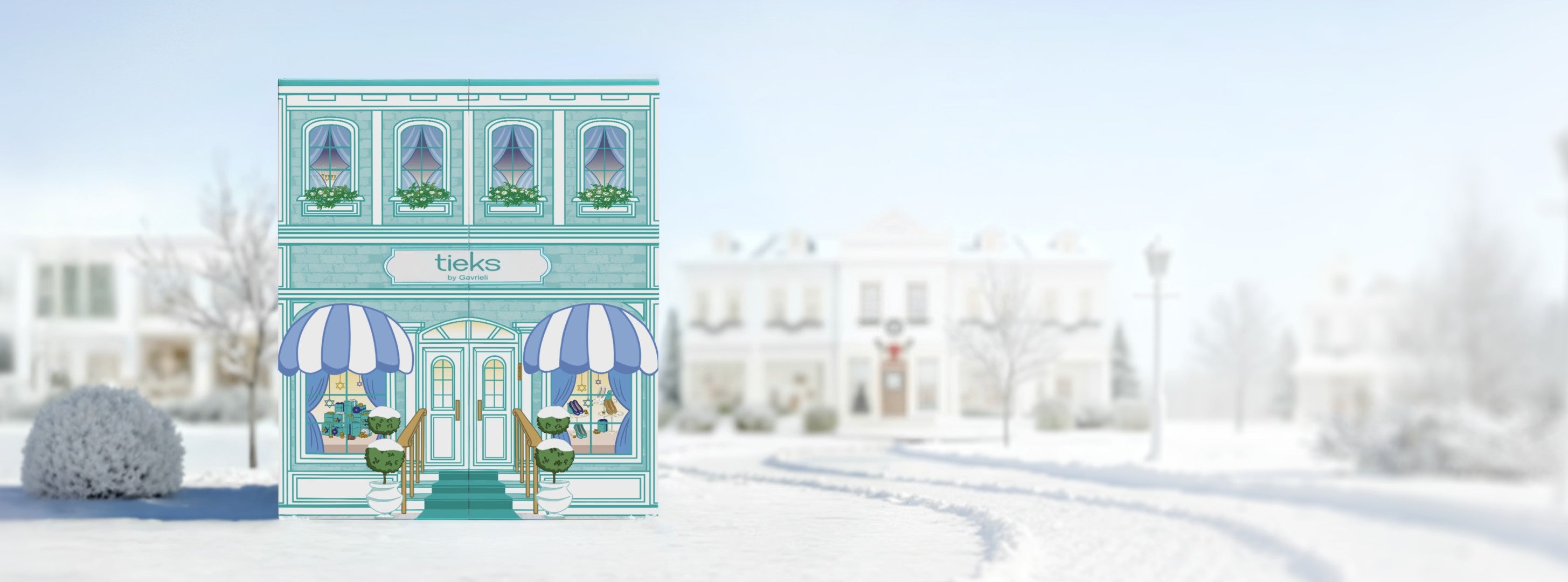 Hanukkah advent calendar box