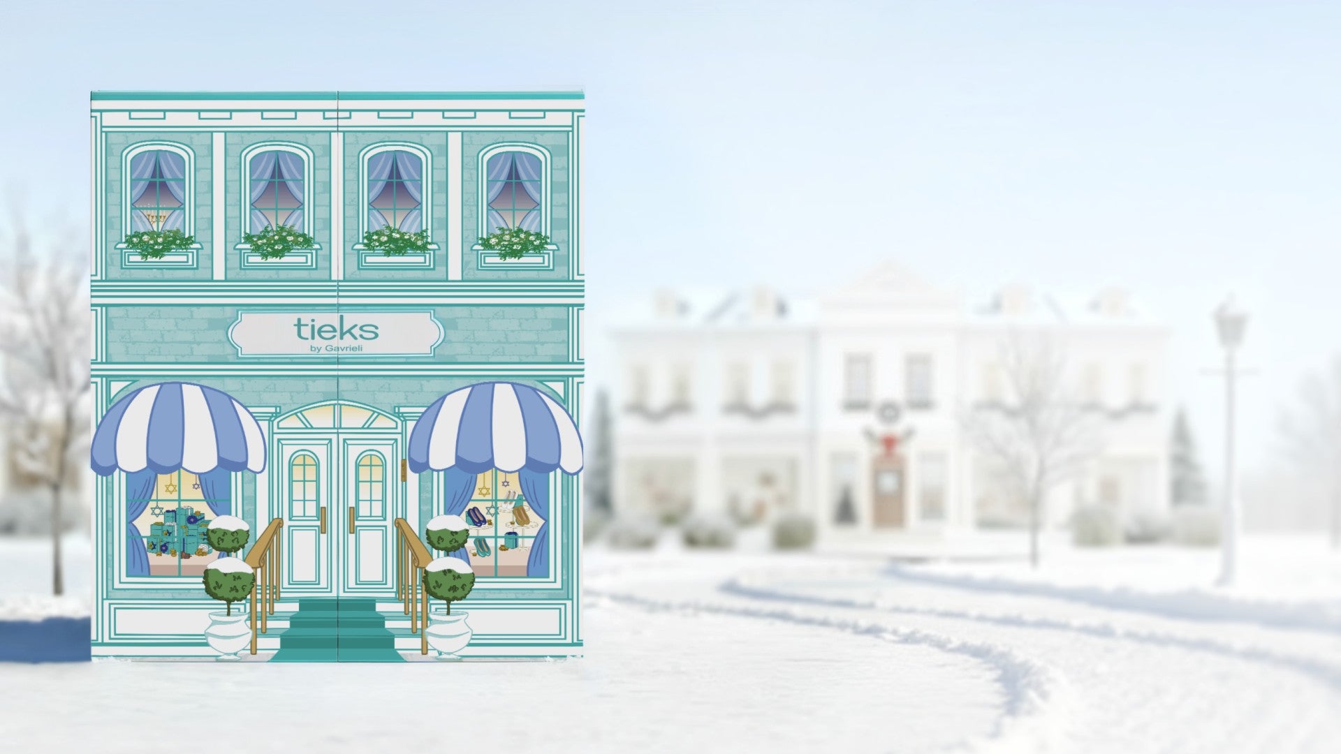 Hanukkah advent calendar box