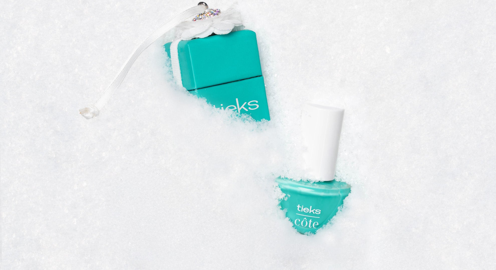 Tieks by Gavrieli mini tieks box ornament and nail polish