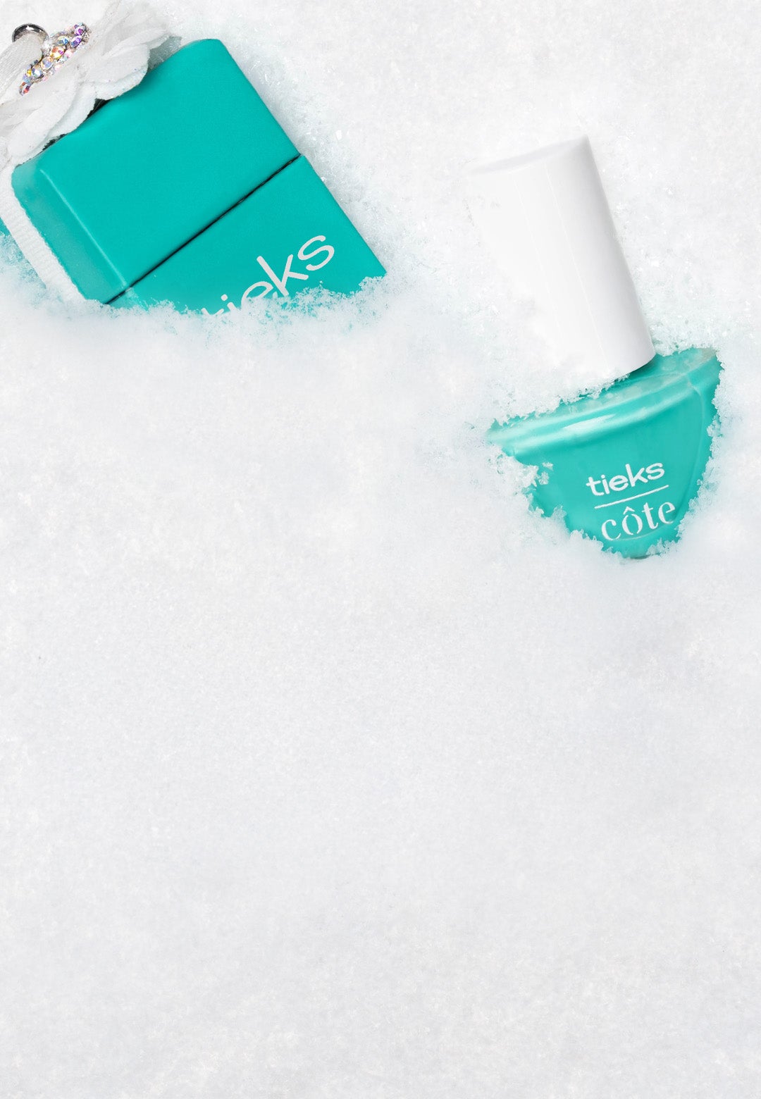 Tieks by Gavrieli mini tieks box ornament and nail polish