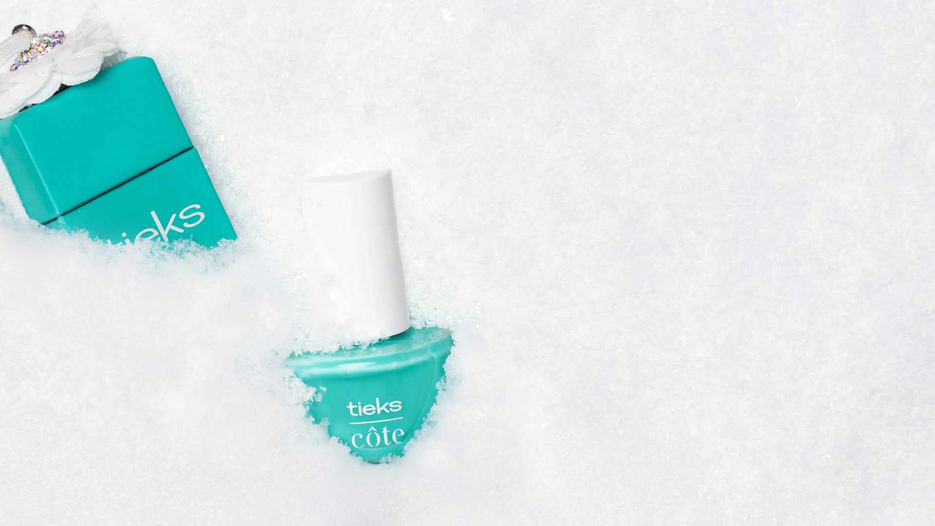 Tieks by Gavrieli mini tieks box ornament and nail polish