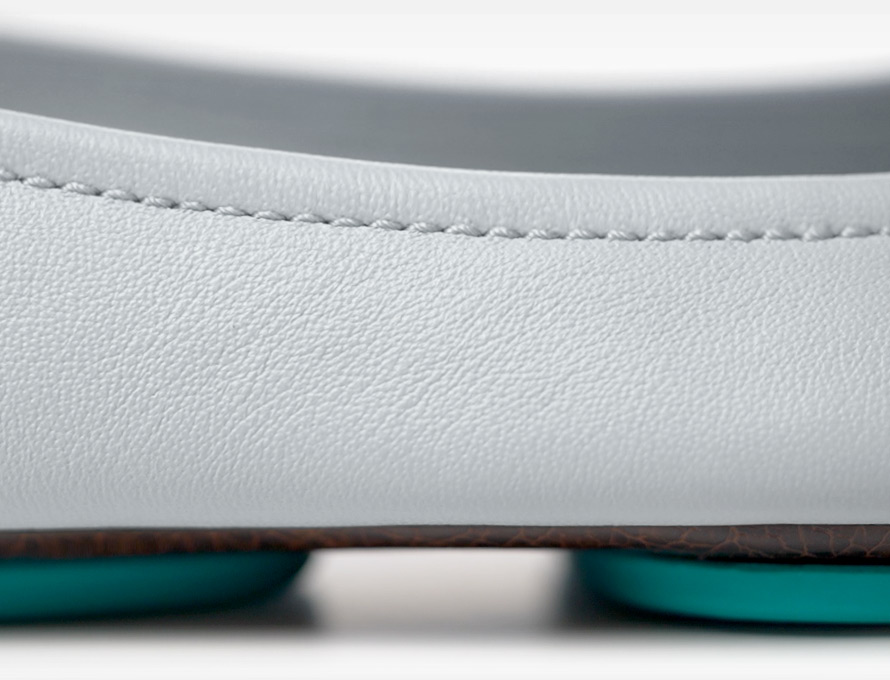 side of tieks ballet flats