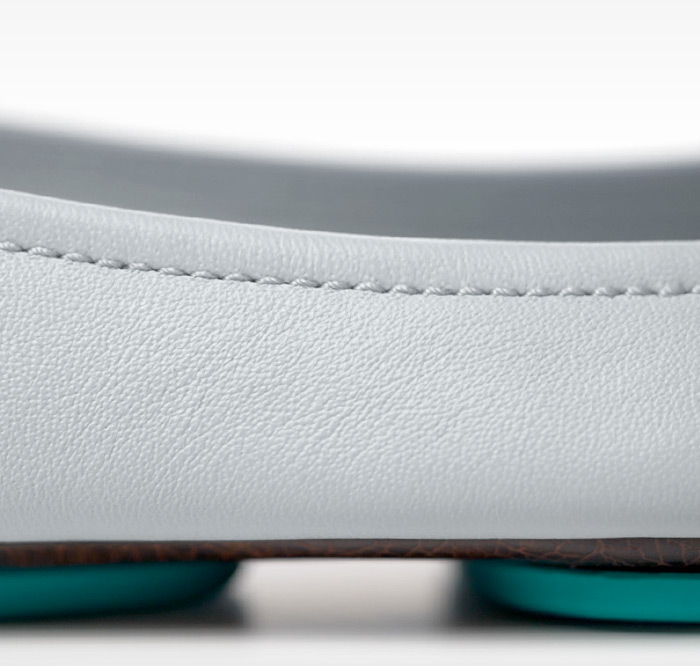 side of tieks ballet flats