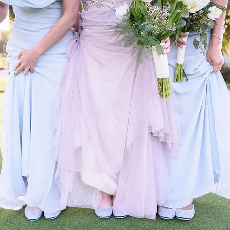 lavender patent tieks flats are the perfect bridesmaids shoe