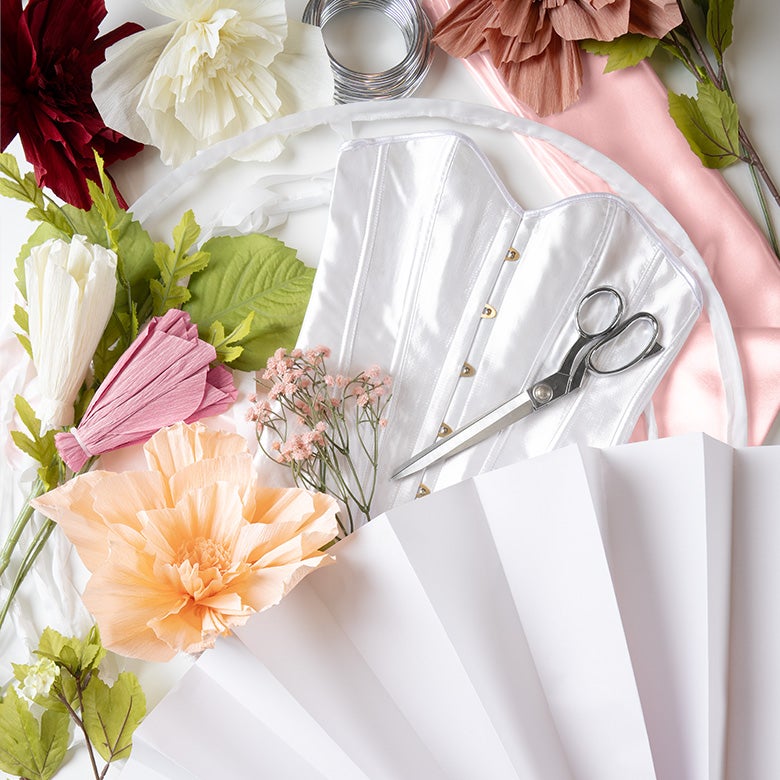 supplies for your diy flower bouquet costume