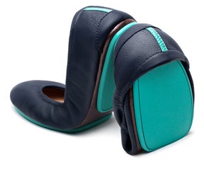 California Navy ballet flats