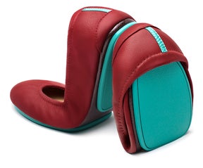 Cardinal Red ballet flats