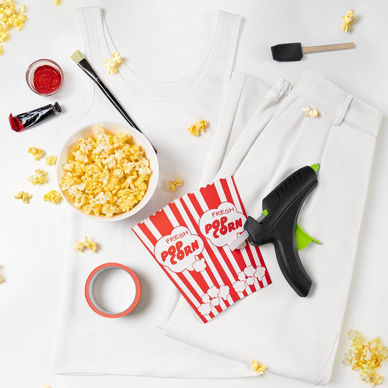 diy your own popcorn costume