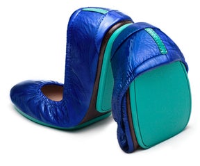 Sapphire Patent ballet flats