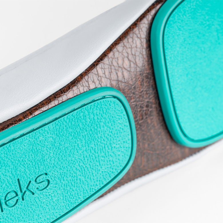 details of the soles of tieks flats