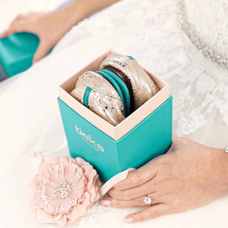 romantic blush tieks unboxing on wedding day