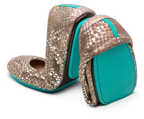 Wild Copper ballet flats